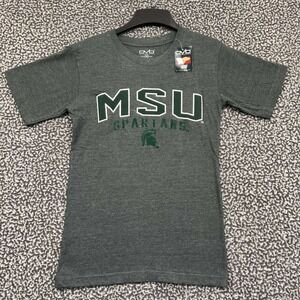 Michigan State Spartans Shirt Youth Medium Gray OVB Short‎ Sleeve New M